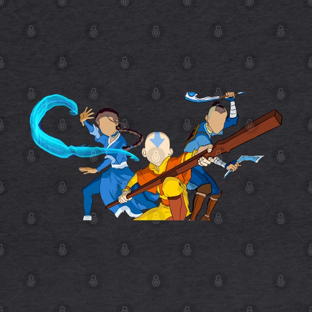 Avatar the Last Airbender Trio by skolk512